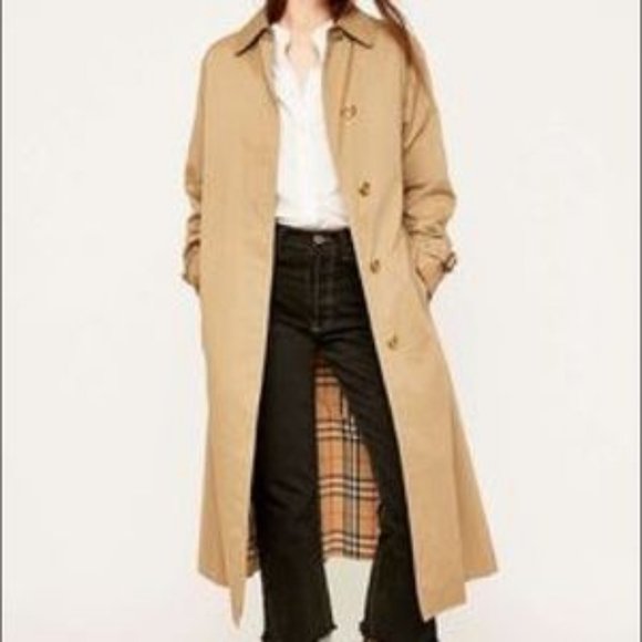 Burberry Jackets & Blazers - Burberry's for Harrod's Prorsum Trench Coat Beige